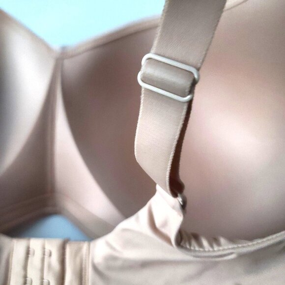 AUDEN Lightly Lined Wire-Free Bra Size 40G Nude/Beige Full Coverage NWOT - Picture 3 of 7